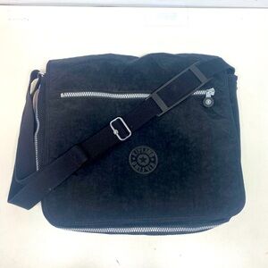 Kipling expandable Black Messenger Bag